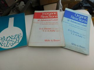 Vintage Chemistry Books At Advanced Level By Davies & Kelly 1974