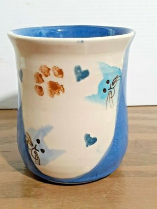 Hand Thrown Glazed Pottery Coffee Mug 16oz