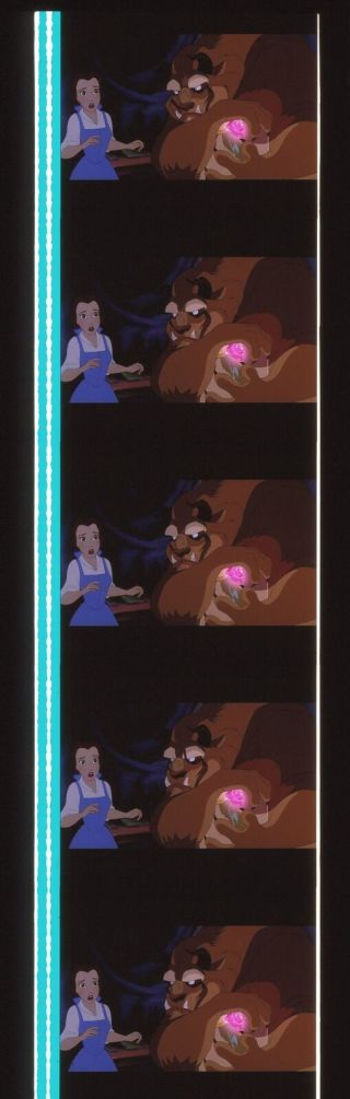 Beauty and the Beast 35mm Film Cell strip very Rare var_e 2