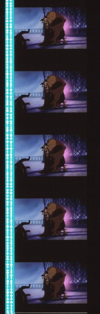 Beauty and the Beast 35mm Film Cell strip very Rare var_e 3