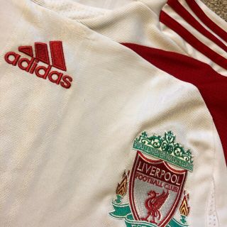 vintage Liverpool fc away football shirt 2007 2008 Adidas Carlsberg XS Man 3