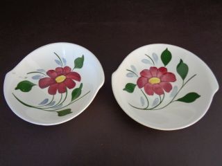 Set Of Two Blue Ridge Potteries Lugged Cereal Bowls