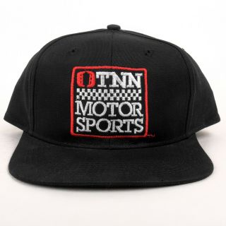 Vintage Tnn Motorsports The Nashville Network Snapback Embroidered Hat Cap