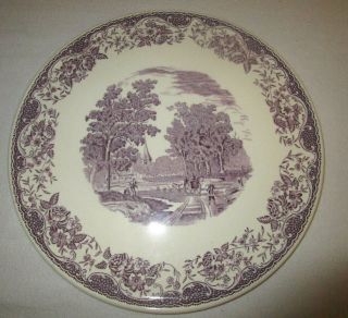 Royal Tudor Ware Lavender Cake Plate Platter 11 " Barker Bros.  Ltd.