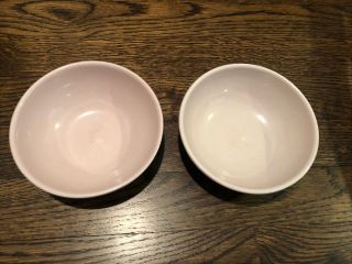 Vintage Russel Wright Iroquois Casual Pink Sherbet 5 - 1/4 " Coupe Cereal Bowls 2