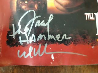 Fred Williamson The Hammer Signed Japanese From Dusk Till Dawn program ONLY ONE? 2