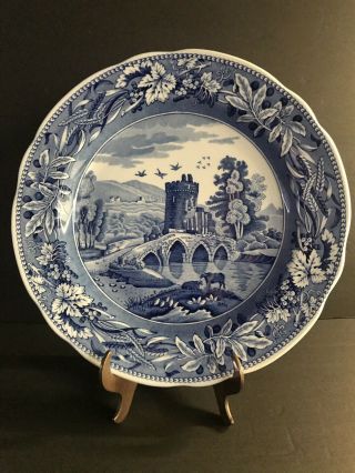 Vintage Collectible Spode Blue Room Traditions Lucano Dinner Plate 10”