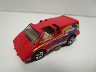 Vintage Hot Wheels Blackwall - Vette Van (red) Hi Rakers (r)
