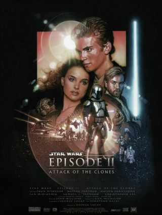 Star Wars Attack Of The Clones Ep2 35mm Film Cell Strip Very Rare Var_e