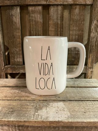 Rae Dunn La Vida Loca Spanish Mug 2021 Release Expert Rd Shipper Glossy Finish
