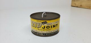 Vintage Can/roll John Crane 3/32 " X 50ft Teflon Zip Joint Packing Rope