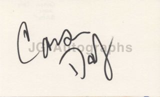 Carson Daly - Television & Radio Personality - Signed 3x5 Inch Card