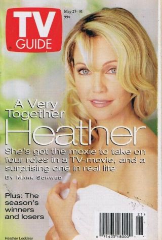 Vintage May 25 1996 Tv Guide No Label Heather Locklear