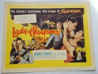 Us Lobby Card Poster Lady Of Vengeance 1957 Dennis O 