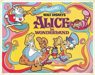 Alice In Wonderland 35mm Film Cell Strip Very Rare Var_e