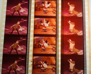 Disneys Peter Pan 1953 Rare Unmounted 35mm Film Cells P5