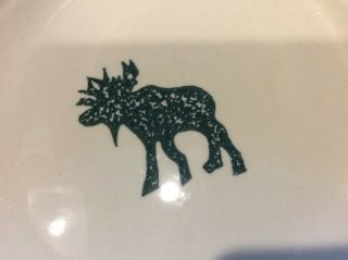 Folk Craft Moose Country Serving Bowl