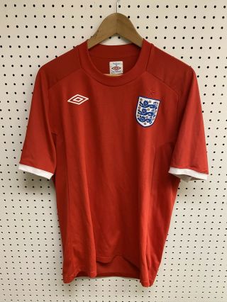 Vintage Umbro England Red Soccer Jersey Size Xl