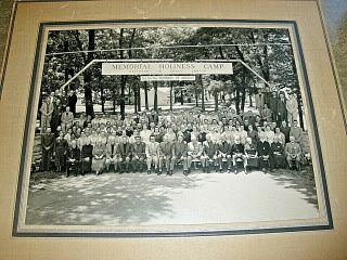 Vintage Memorial Holiness Camp Bic Church Photograph Photo 8 " X 10 "