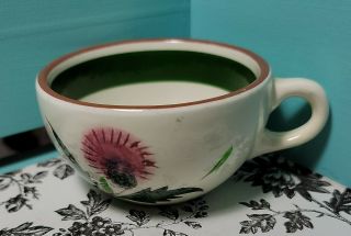 Vintage Stangl Pottery Thistle Cup Coffee Mug Trenton Nj Usa