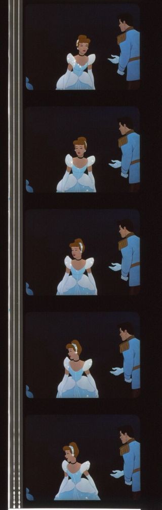 Cinderella 35mm Film Cell Strip Very Rare A104