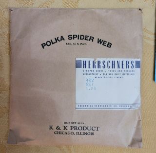 Vintage Needleworks Accessories Polka Spider Web Lace K&k Products