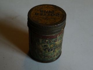 Vintage Best Quality Automobile Size Cotter Pins Jar Can Container