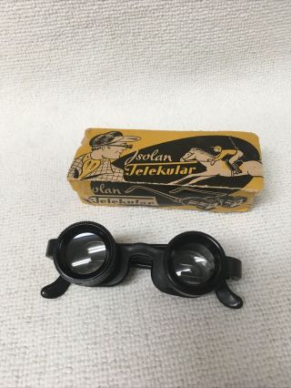 Vintage Isolan Telekular Western Germany Opera Magnifying Glasses Binoculars
