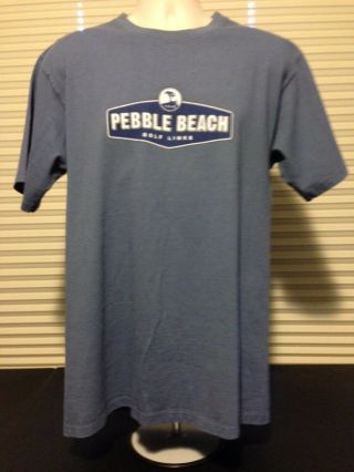 Vintage Pebble Beach Golf Links T Shirt Medium