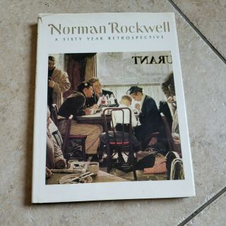Vintage 1972 Norman Rockwell A Sixty Year Retrospective 1st Edition