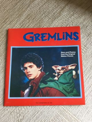 The Gremlins - Story Book With Photos From The Film - 1984 Paperback