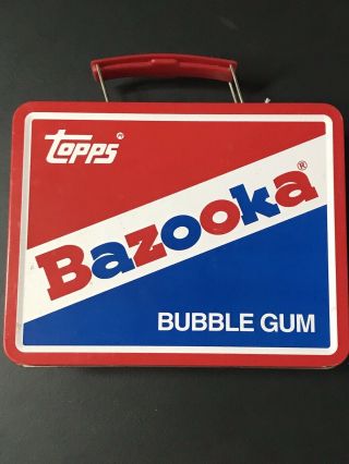 Vintage Topps Bazooka Bubble Gum Mini Metal Lunch Box