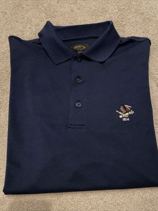 Vtg Monterey Club Philadelphia Cricket Club Men’s Large Polo Shirt Like N E W