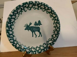Tienshan Folk Craft Moose Country Dinner Plates Set Of 3