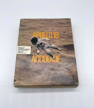 Vintage - Ibm/tandy Apollo 18 - Accolade Software 3.  5 " Disk - Not
