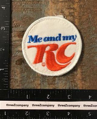 Vintage Royal Crown Cola Me And My Rc Soda Pop Beverage Company Patch