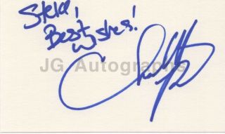 Charlotte Ross - Nypd Blue Tv Actress - Signed 3x5 Card