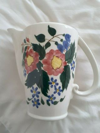 vernon kilns bouquet coffee pot hand painted by Gale Turnbull California USA 2