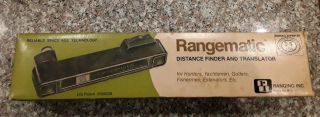Vintage Rangematic Rangefinder Hunting Shooting Golf Distance Euc