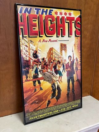 Heightstravaganza: In The Heights Window Card Broadway Poster Framed
