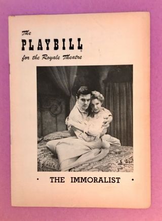 James Dean On Broadway 1954 Very Rare Playbill Geraldine Page / Louis Jourdan