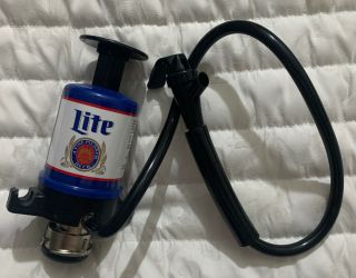 Vintage Miller Lite Beer Keg Party Pump,  Keg Tap,  Hand Pump With Spigot