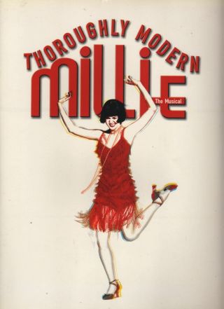 Sutton Foster " Thoroughly Modern Millie " Broadway Souvenir Program 2002