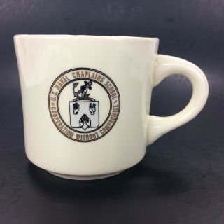 Vtg U.  S.  Naval Chaplains School U.  S.  N.  United States Navy Coffee Mug Usa Made