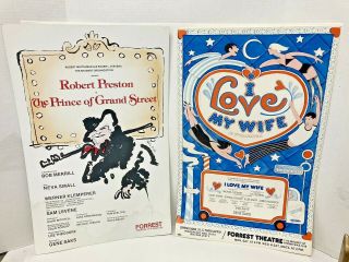 Rare Theater Posters I Love My Wife The Prince Of Grand Street Window Cards 70 
