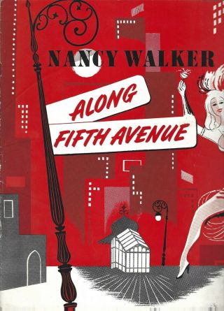 Along Fifth Avenue Souvenir Program Book,  Nancy Walker,  Jackie Gleason,  1949