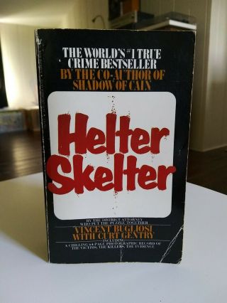 Helter Skelter By Vincent Bugliosi Vintage Paperback Charles Manson Bantam Books