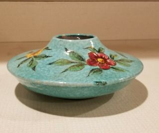 Vintage Hand Painted Flower Pot Made In Italy