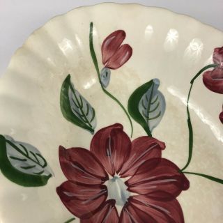 Blue Ridge Southern Pottery Dinnerware Poinsettia Serving Bowl 3