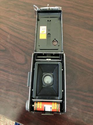 Vintage Kodak Vigilant Junior Six - 20 620 Film Folding Camera With Case Rare